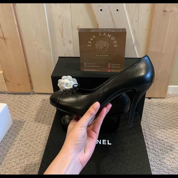 CHANEL PUMPS BLACK SIZE 39 brand new - Picture 3 of 10